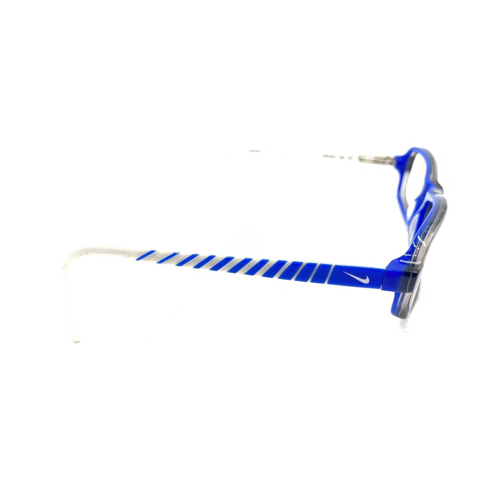 Nike 5512 420 Dark Blue White Eyeglasses Frames 48-18 130 Designer Kids Youth thumbnail 4