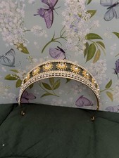 Gold And Faux Diamond Tiara For Wedding