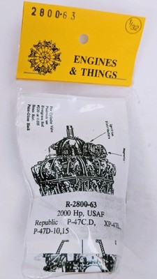Engines & Things 1:32 Pratt & Whitney R-2800-63 Radial Engine - Kit #280063