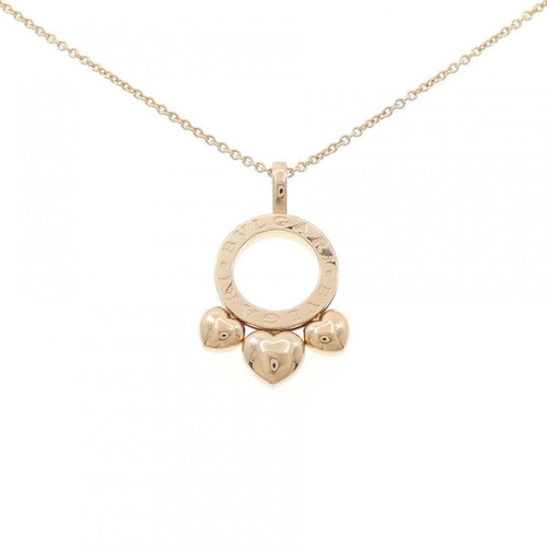 AUTH BVLGARI ALLEGRA 2005 VALENTINE LIMITED EDITION NECKLACE 750 ROSE GOLD F/S
