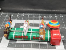 Schylling Tin Wind Up Mechanical Horse Race
