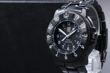 [Near MINT] LUMINOX 3400 F-117 Nighthawk Black Men's Quartz Watch From JAPAN