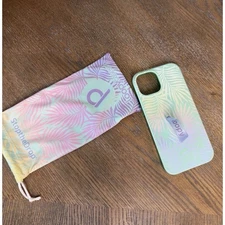 Loopy Cases iPhone 14 Case Pastel Palm Leaf with Purple Loop