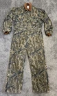Vintage Carhartt Coveralls Mens Large Mossy Oak Camo Duck Quilt Lined RQ345 USA