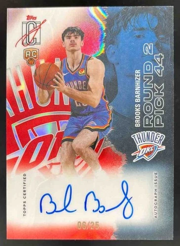 2025 Topps Signature Brooks Barnhizer Red Lava (RAW)