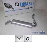 Imasaf Auspuff VorschalldäMpfer FüR Renault R25 2.0+ 2.2 + 2.1 Diesel 1984-1992