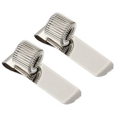 Pen Holder Clips, 2Pcs Metal Vertical Portable Single Spring Loop Pencil Orga...