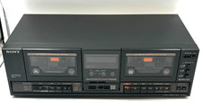 Sony TC-W235 Dual Cassette Deck, Untested  Parts or Repair
