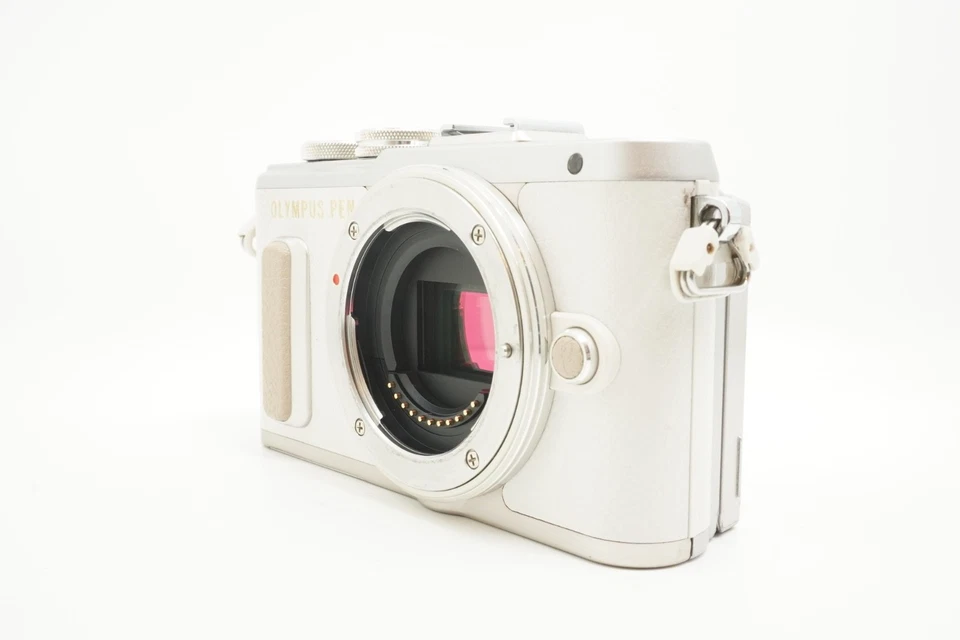 [Near MINT] Olympus PEN E-PL8 White Digital Camera w/ Charger SD Flash Japan - Image 4 of 4