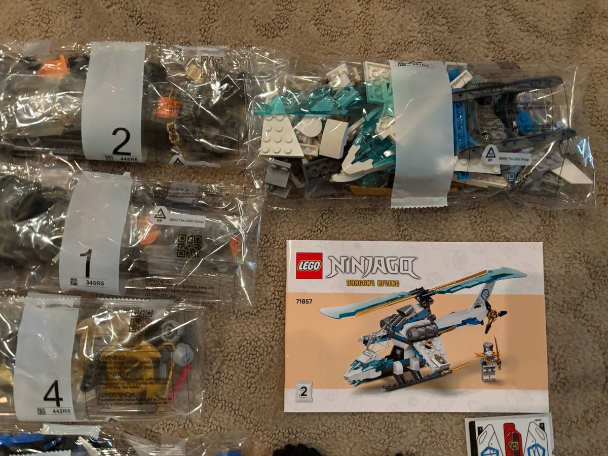 Lego 71854 71857 71856 mech car helicopter build vehicle jay zane