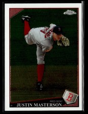 2009 Topps Chrome #96 Justin Masterson Card Boston Red Sox