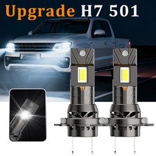 2PCS H7 Lampadine LED Faro Alto/Basso 6500K Super Luminose Luci Bianche