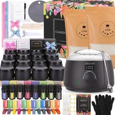 SAEUYVB Candle Making Kit for Adults with 1, Black Edition 