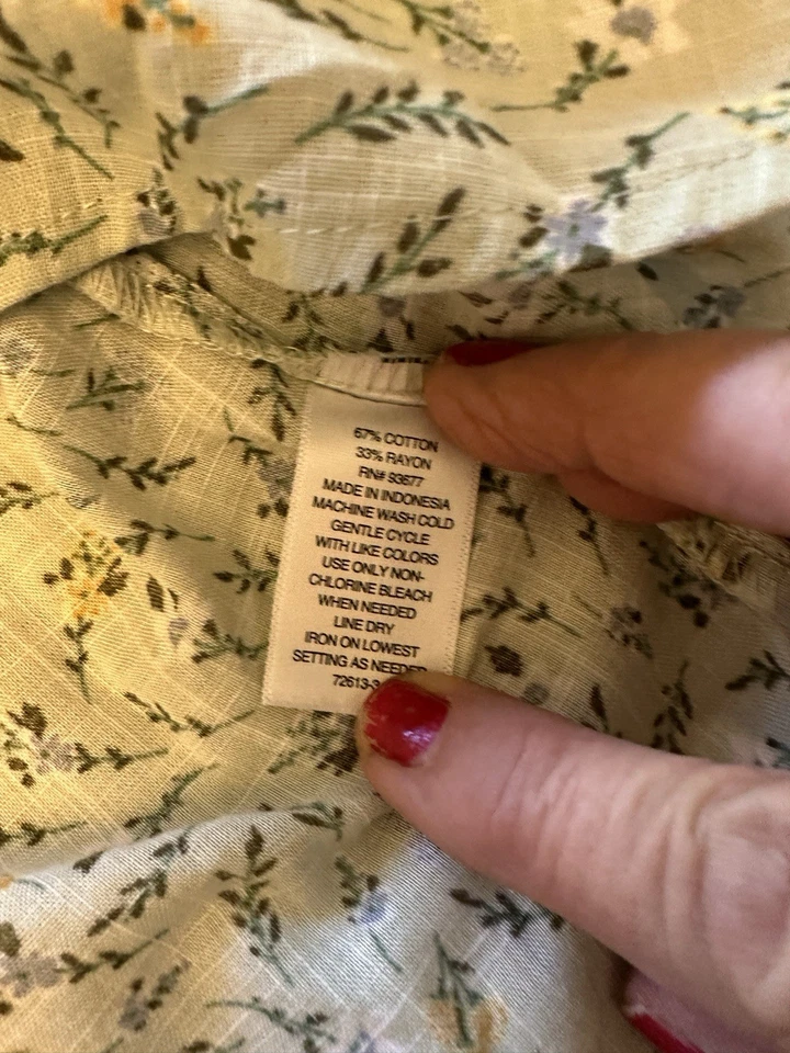 A.n.a. Blusa Campesina Boho Hombro Descubierto Caprichosa Mujer Damas Nuevo Approach Talla 2X Foto 4 de 4