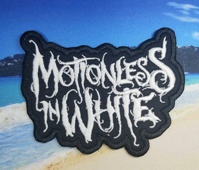 EMBROIDERED MOTIONLESS IN WHITE ROCK BAND PATCH (Please Read Ad)