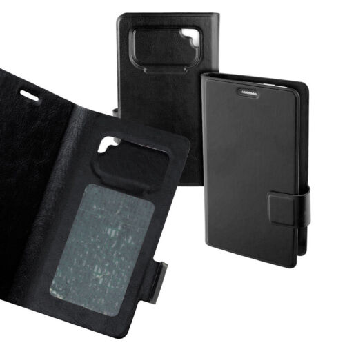 Haft Book Style Case Tasche für Samsung Galaxy J2 2016 Hülle Etui black schwarz - Bild 1 von 1