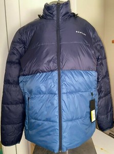 puffer block color utility jacket