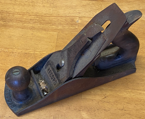 VINTAGE RECORD WIDE SOLE SMOOTHING No 04 1/2 PLANE CARPENTERS TOOL