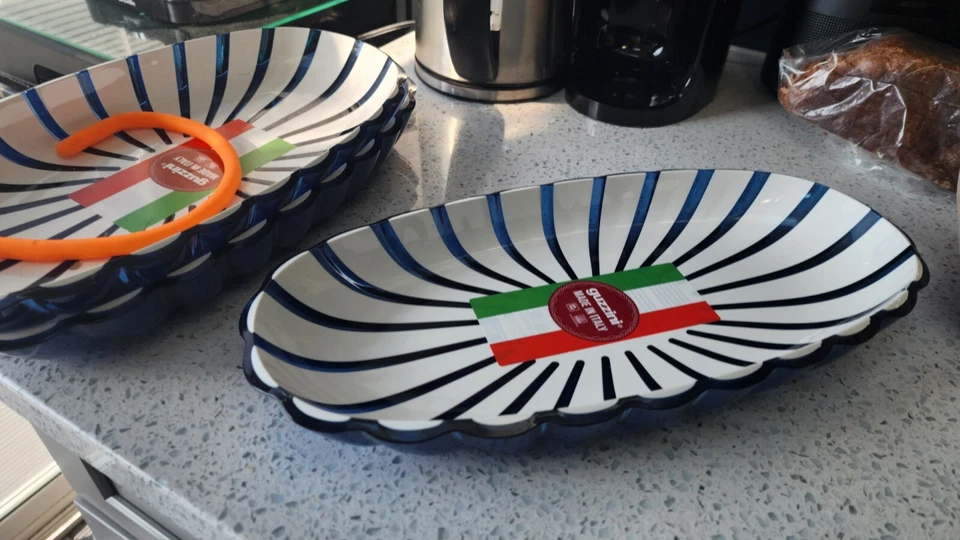 Bandeja para servir Guzzini Grace, azul mediterráneo Foto 3 de 3