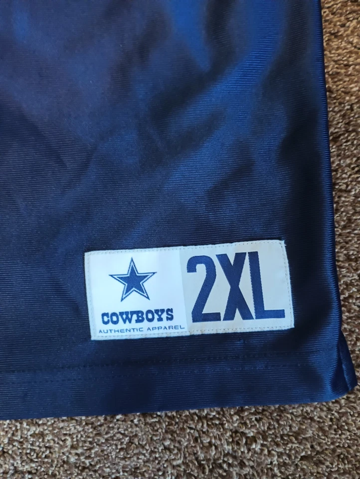 Camiseta Dallas Cowboys Adulto Azul Marino #9 Tony Romo Fútbol NFL Hombres 2XL 🔥 Foto 2 de 4