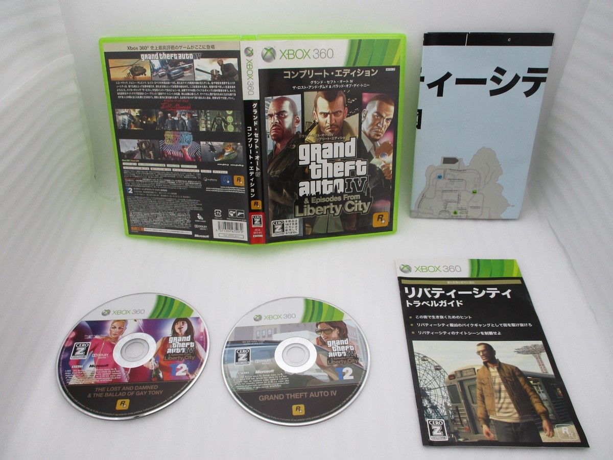 XBOX360 Grand Theft Auto IV ( 4 ) Complete Edition & V ( 5 XBOX360 Grand Theft Auto IV ( 4 ) Complete Edition & V ( 5