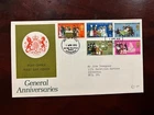 United Kingdom 1970 - Anniversaries FDC stamps set Edinburgh Philatelic Bureau