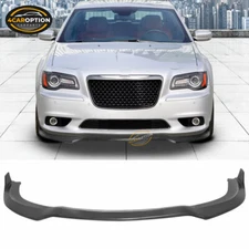 Fits 12-14 Chrysler 300 SRT8 Only IKON Front Bumper Lip Spoiler Splitter PU
