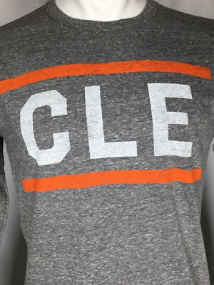 Cleveland Browns NFL Rally House Grey CLE Tecmo Bowl Longsleeve