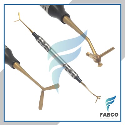 5x GERMAN 5in1 Multi Function Dental Composite Instrument Gold Coated Tip
