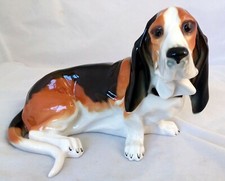 LOMONOSOV BASSET HOUND DOG  6.50" x 10" - RUSSIAN
