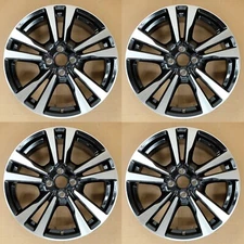 For Nissan Kicks OEM Design Wheel 17" 18-20 Set of 4 Machined Black Rim 62792