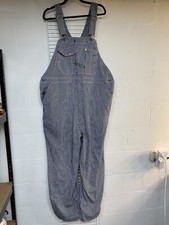 Key Imperial Mens Overalls 46x30 Hickory Stripe Train Engineer New Bibs
