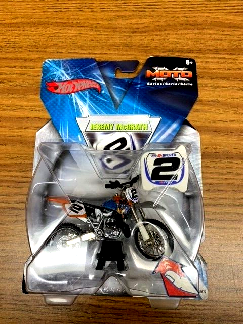 Hot Wheels Moto X 250 #2 King Jeremy Mcgrath MX KTM Orange-Silver