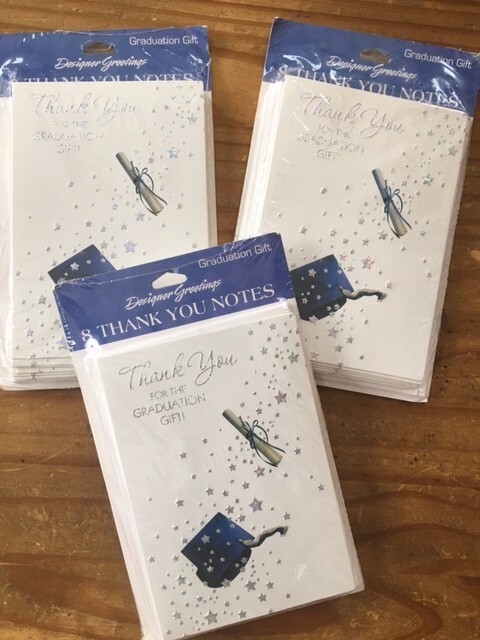 24 GRADUATION GIFT THANK YOU NOTES BY DESIGNER GREETINGS (3 PACKS OF 8) NEW | eBay 24 GRADUATION GIFT THANK YOU NOTES BY DESIGNER GREETINGS (3 PACKS OF 8) NEW | eBay