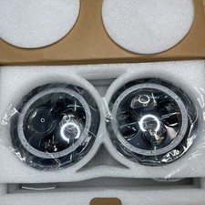 Xprite 7 90w Led Rgb Halo Drl Headlights For 1997-2018 Jeep Wrangler Tj Lj Jk