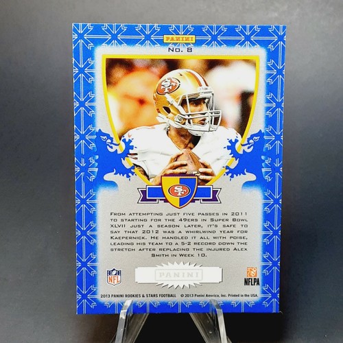 Colin Kaepernick PANINI CRUSADE SP PARALLEL INSERT 49ERS CARD - MINT - W/CASE - Picture 6 of 12
