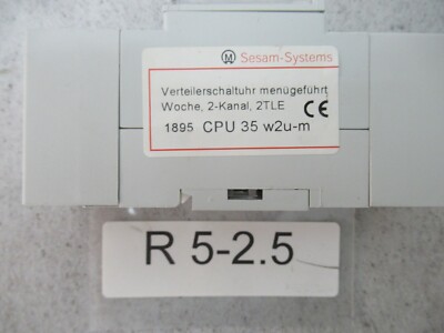 Sesam Systems Verteilerschaltuhr2TLE  1895 CPU 35 Digitale Wochenschaltuhr