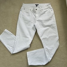 Eileen Fisher Women  s 6 Straight Ankle Jeans Stretch Organic Cotton