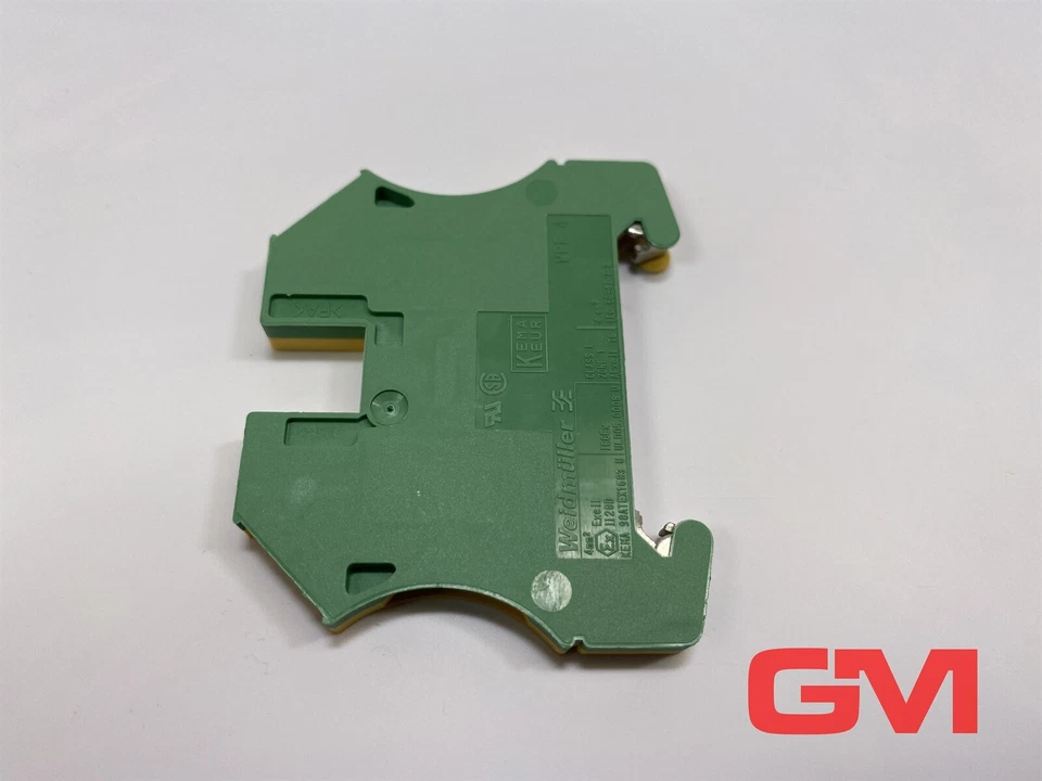 34 x Weidmüller Reihenklemmen WPE4 terminal block 1010100000 4mm² 480A grün-gelb - Bild 4 von 4