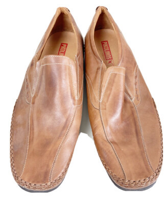 Pikolinos Jerez Mens Size 15.5 Driving Loafers Slip One Leather Brown EUC Pikolinos JEREZ 09Z Brown - Fast delivery | Spartoo Europe  main image 4