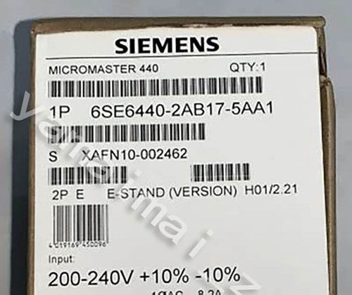 1pc New Siemens 6SE6440-2AB17-5AA1 Inverter MICROMASTER440 without filter - Picture 2 of 6