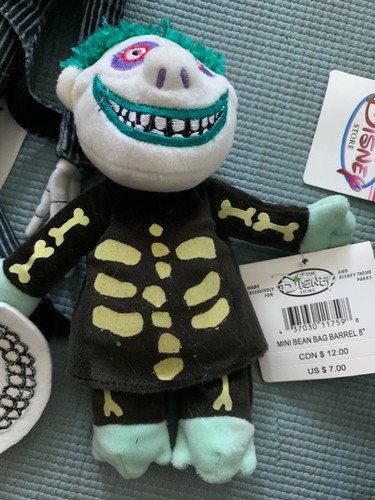Nightmare Before Christmas 7 Bean Bag Plush Toys Disney Store Original Tags NEW! - Picture 8 of 9