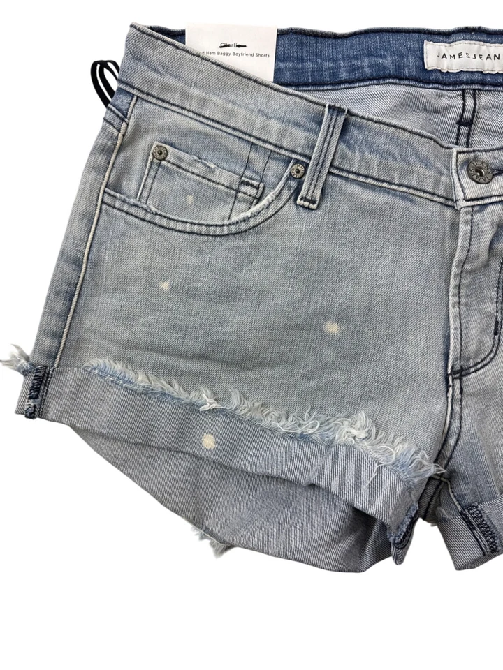 NUEVO Pantalones Cortos James Jeans Para Mujer Charlie Sueltos Novio Denim Jean Dobladillo Enrollado 29 Foto 3 de 4