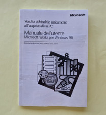 Microsoft Works Windows 95 Manuale italiano + Product Key
