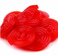 Strawberry Licorice Wheels (4.4 Lb Bag) - Free Expedited Shipping!