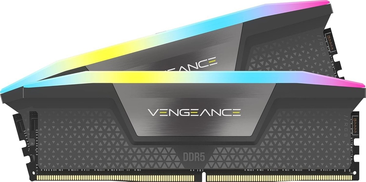 CORSAIR Vengeance RGB 32GB (2x16GB) DDR5 6000MHz RAM for AMD