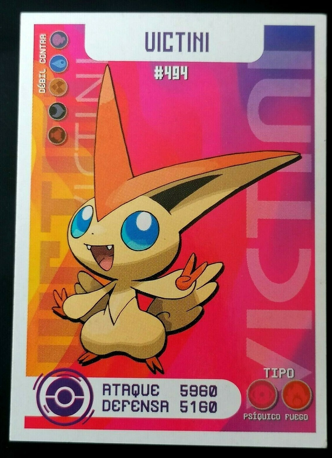 Pokemon Tcg 494 Victini 21 Card Pokedex Unova Peru South America Edition Ebay