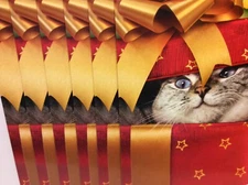 AVANTI CHRISTMAS GREETING CARDS New w/Envelopes LOT 6  "HAPPY" *SPECIAL PRICE*