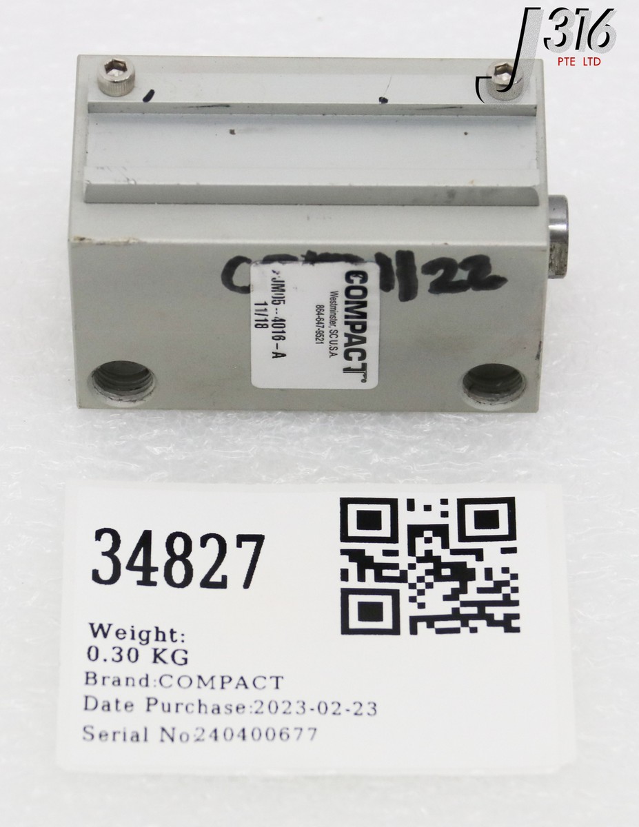 34827 COMPACT AIR PNEUMATIC CYLINDER QJM05-4016-A | eBay