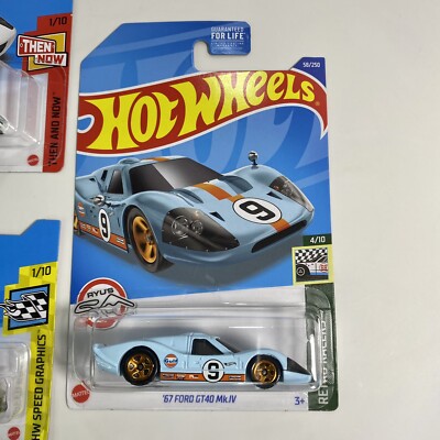 Ford GT 1:64 Hot Wheels GT-40 Short Card / 2016 GT Race / 67 GT40